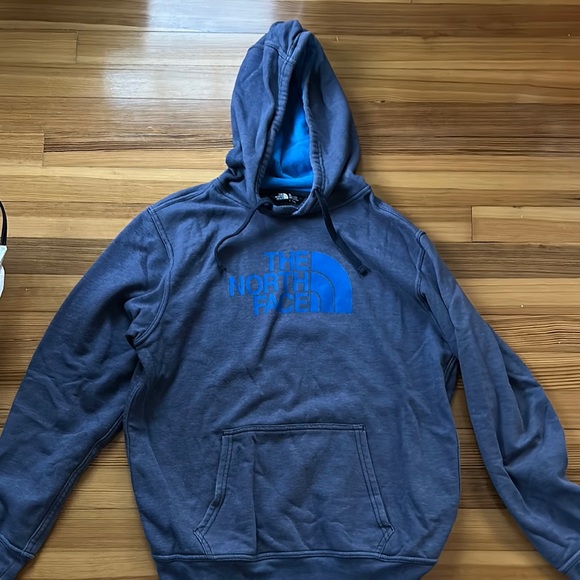 The North Face Blue Hoodie Sweatshirt - Picture 1 of 3